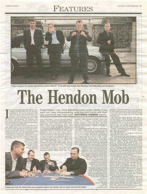 The Hendon Mob .